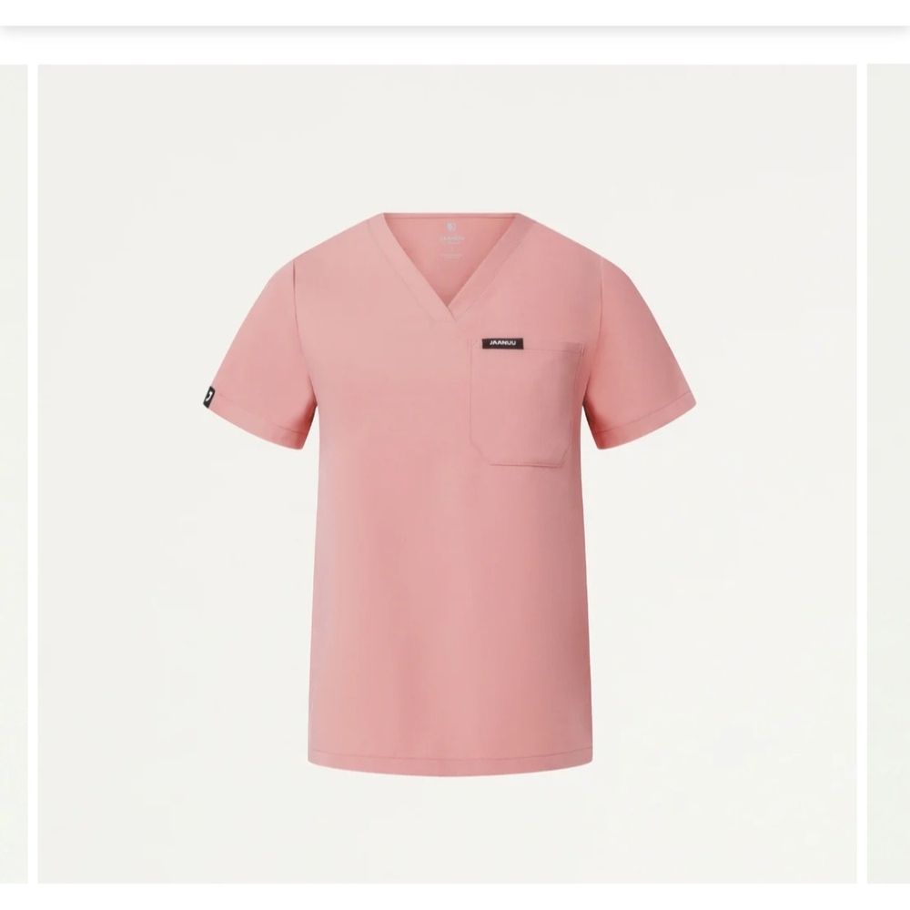 Jaanuu Mauve Scrub Top